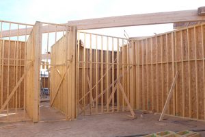 Four Dwellings Primary School timber panels construction
